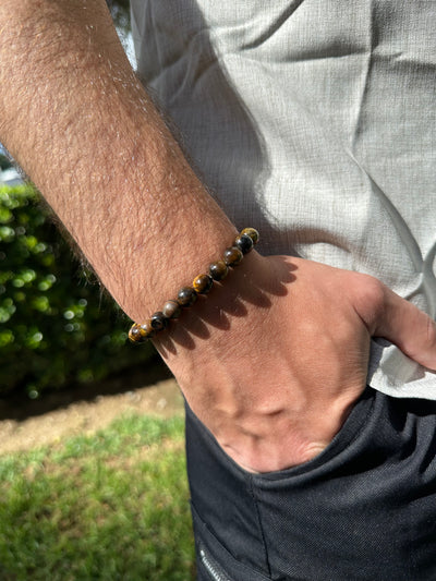 Tiger's Eye Beaded Bracelet