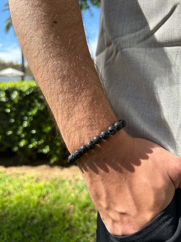 Lava Rock Bracelet