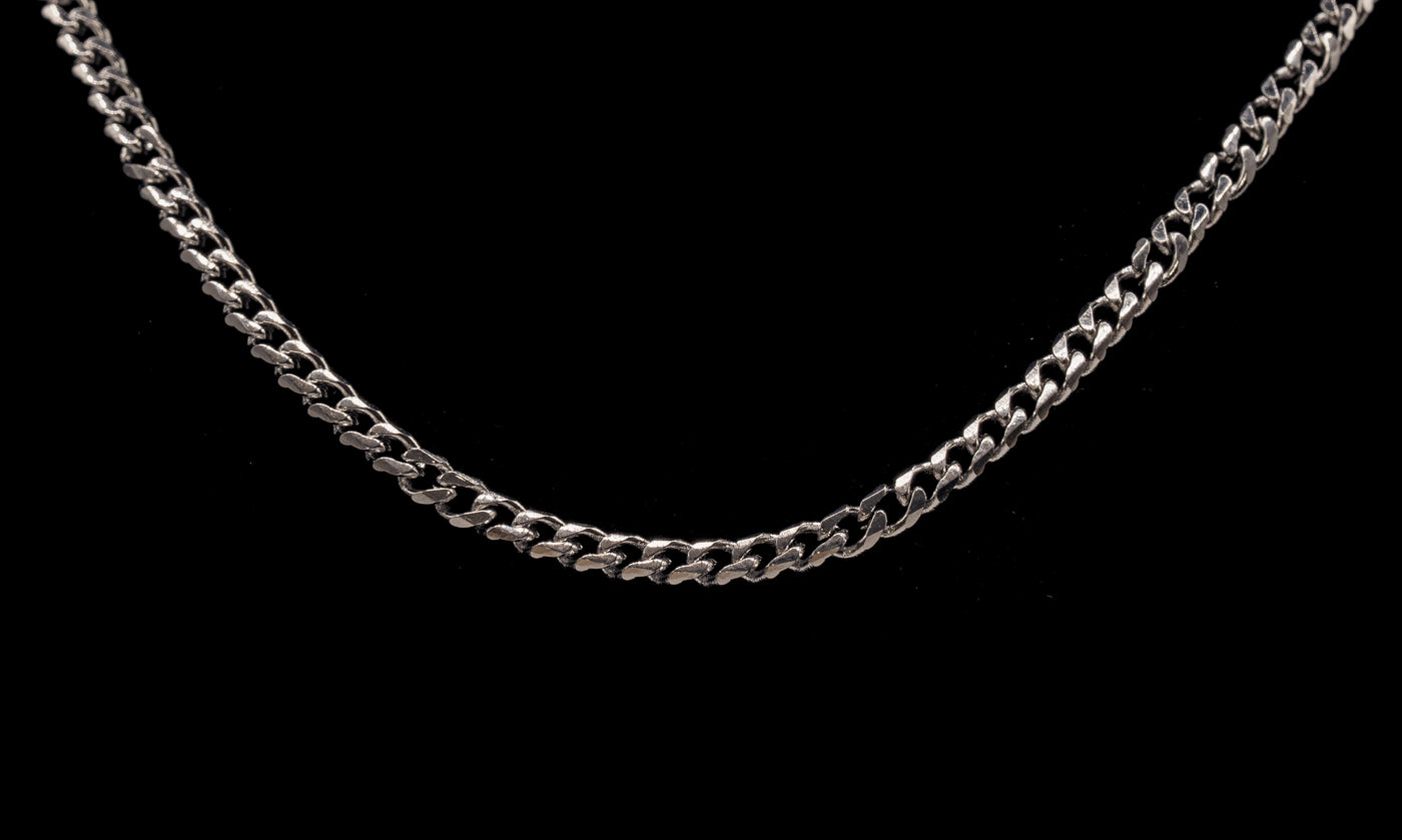 Connell Chain - Silver 3mm - 18 inch