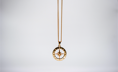 North Star Pendant - Gold - 18 inch