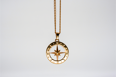 North Star Pendant - Gold - 18 inch