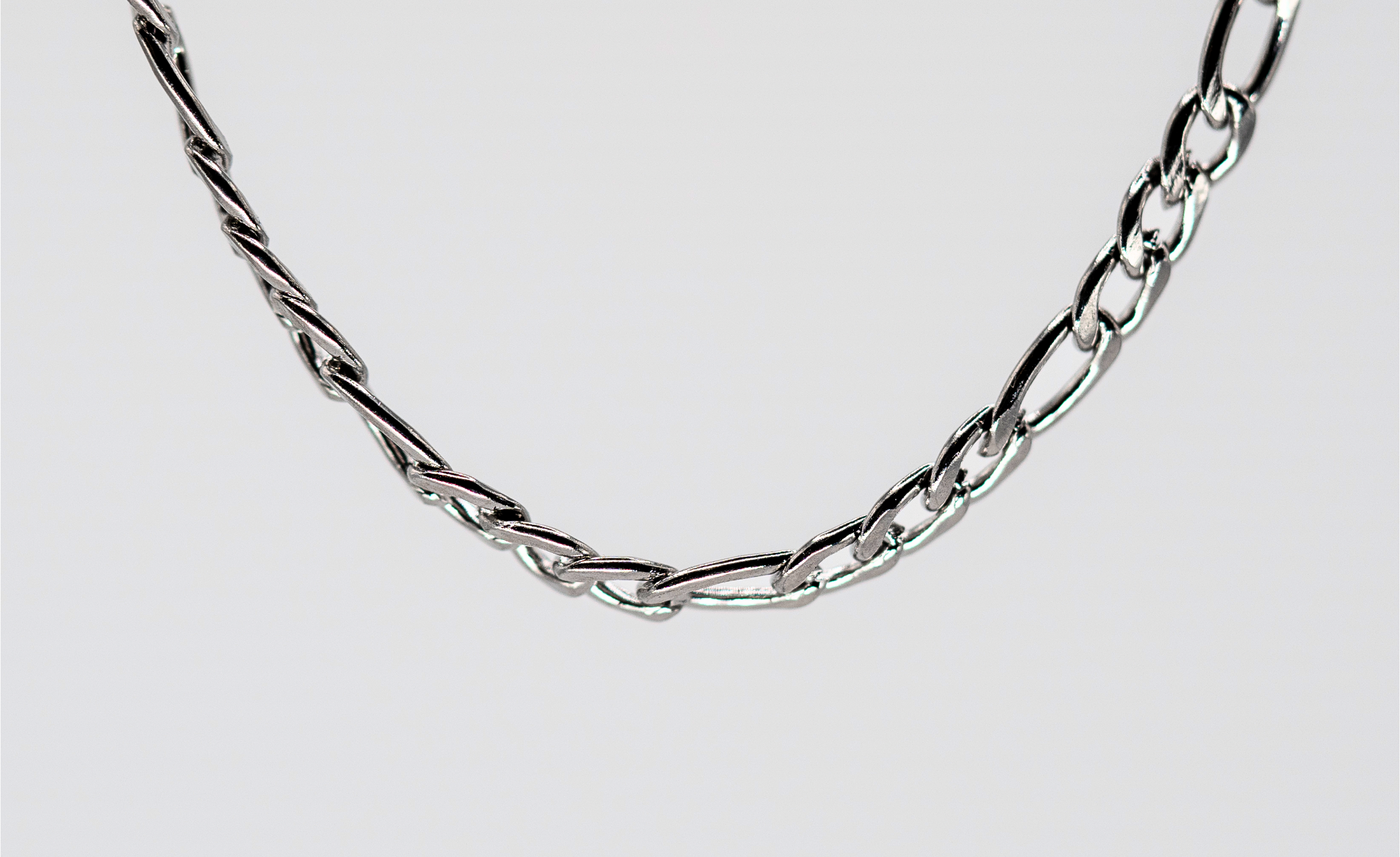 Figaro Chain - Silver - 18 inch