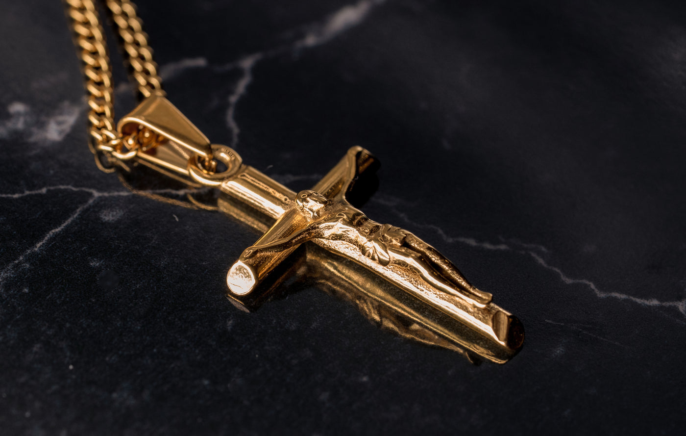 Crucifix Pendant - 18 inch