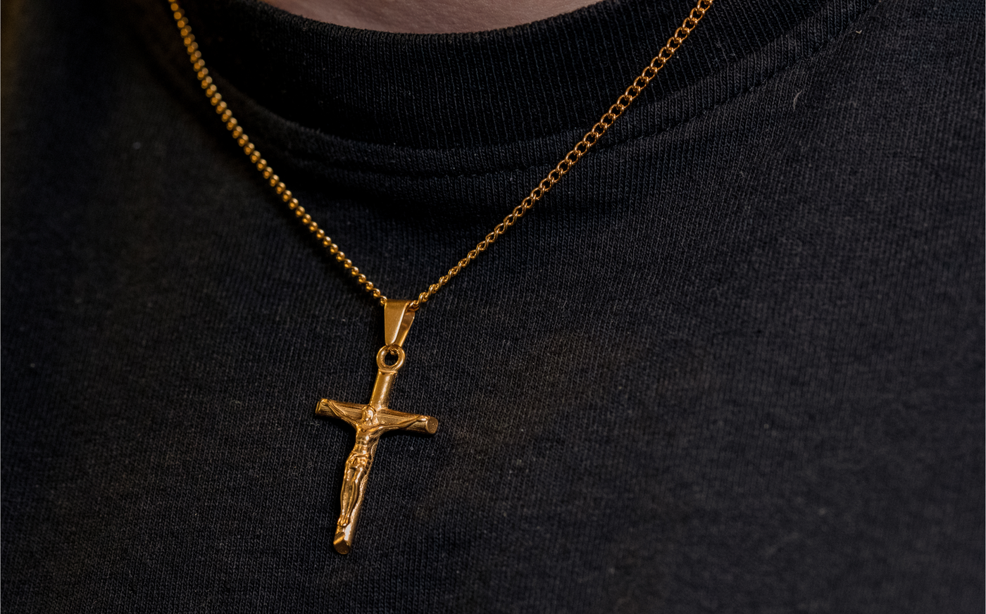 Crucifix Pendant - 18 inch